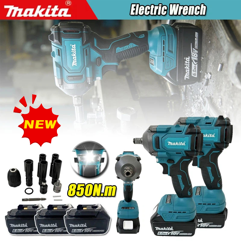 Power Tools Repairs - Бесщеточный аккумуляторный ударный гайковерт Makita, 350