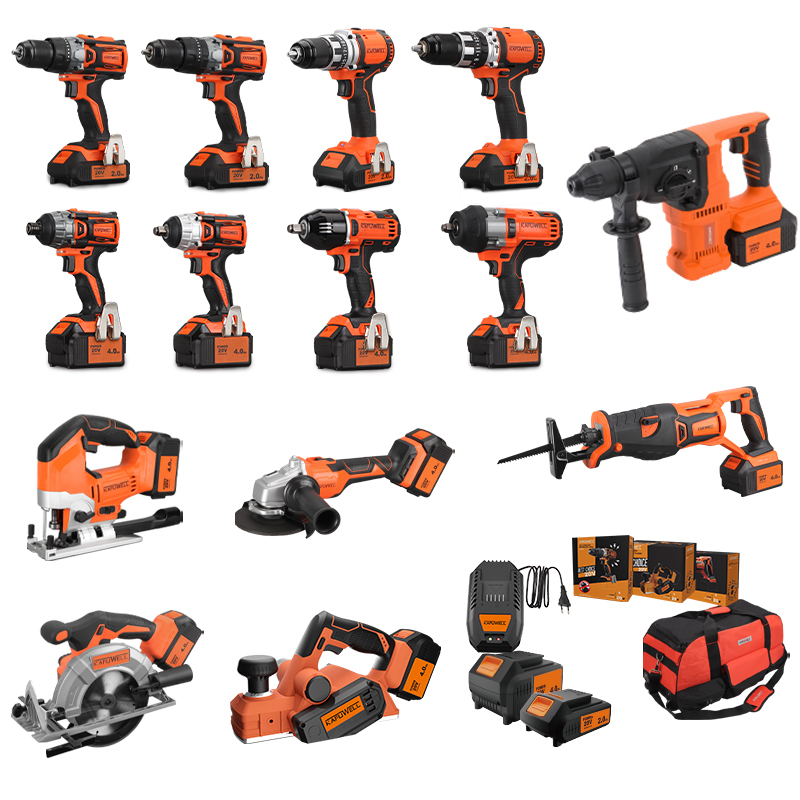 Power Tools Combo Kits - Набор беспроводных инструментов KAFUWELL PA4500-72H: ударная