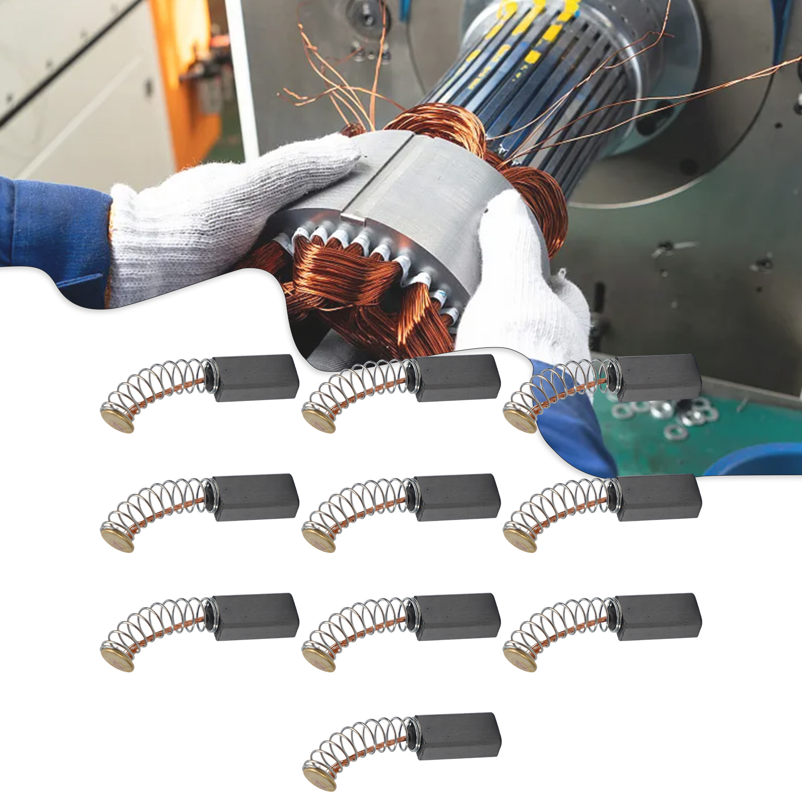 Набор из 10 угольных щеток 12x – обзор и цена Power X Tools And Machinery